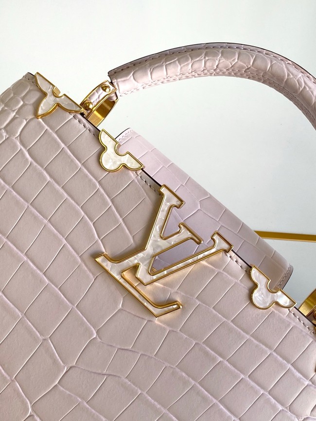 Louis Vuitton Capucines Crocodile pattern BB M86154 PINK