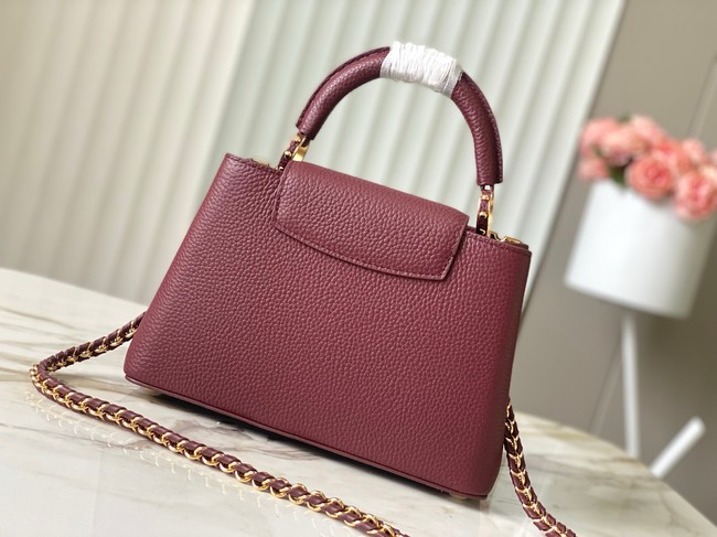 Louis Vuitton Capucines MM M23331 burgundy