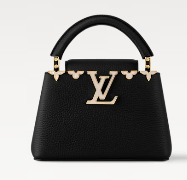 Louis Vuitton Capucines Mini M11342 black&white