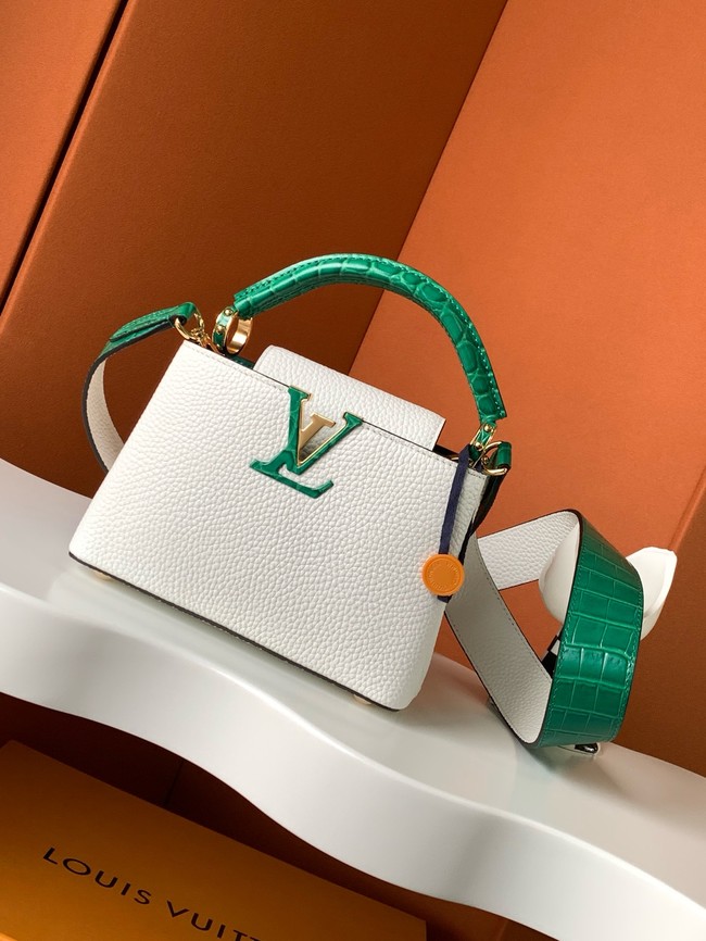 Louis Vuitton Capucines Mini M96498 white&green