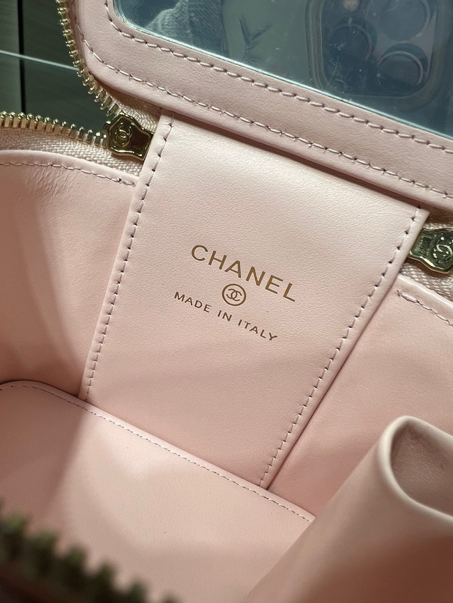 CHANEL Classic Small Vanity with Chain AP1340 pink
