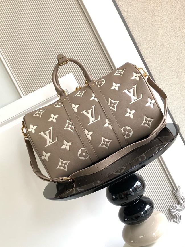 Louis Vuitton Keepall Bandouliere 45 M46670 gray