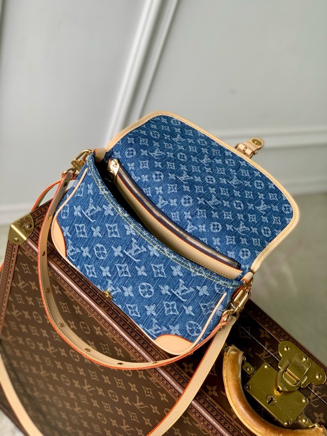 Louis Vuitton NEW Diane M13070 Denim Blue