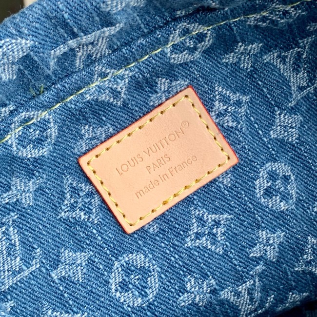 Louis Vuitton NEW Nano Noe M83043 Denim Blue