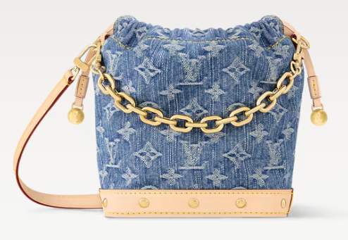 Louis Vuitton NEW Nano Noe M83043 Denim Blue