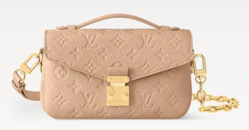 Louis Vuitton NEW Pochette Metis East West M14322 Sand