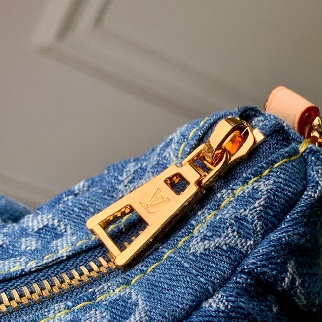 Louis Vuitton NEW Pochette Valley M13571 Denim Blue