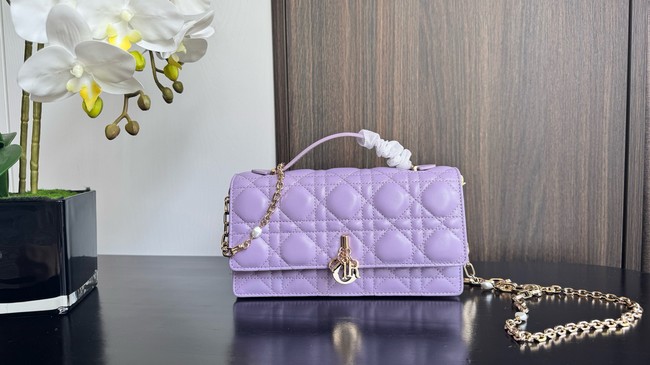 My Dior Mini Bag Cannage Lambskin S0980ONMJ Purple