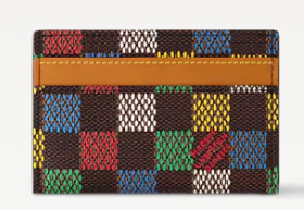 Louis Vuitton Double Card Holder N00189 Multicolor