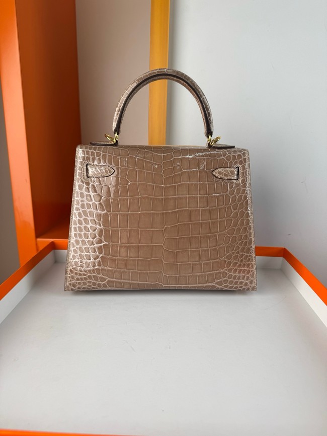 Hermes Kelly Shoulder Bags Nile crocodile leather KL3598-10
