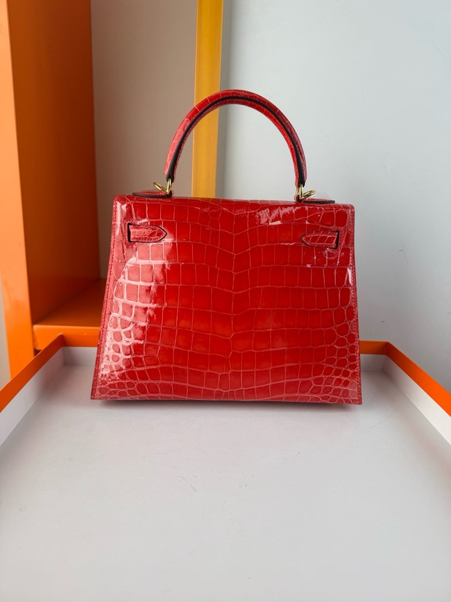 Hermes Kelly Shoulder Bags Nile crocodile leather KL3598-13