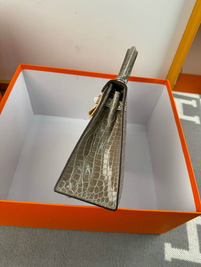 Hermes Kelly Shoulder Bags Nile crocodile leather KL3598-6