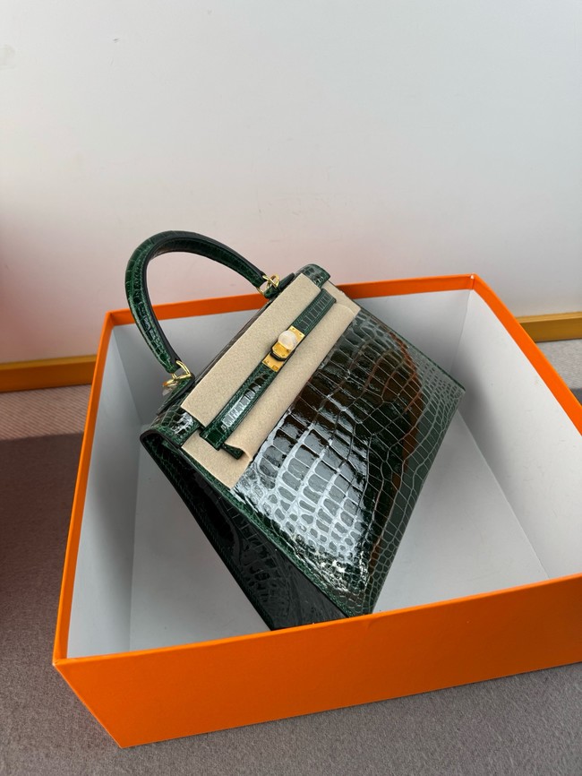 Hermes Kelly Shoulder Bags Nile crocodile leather KL3598-9