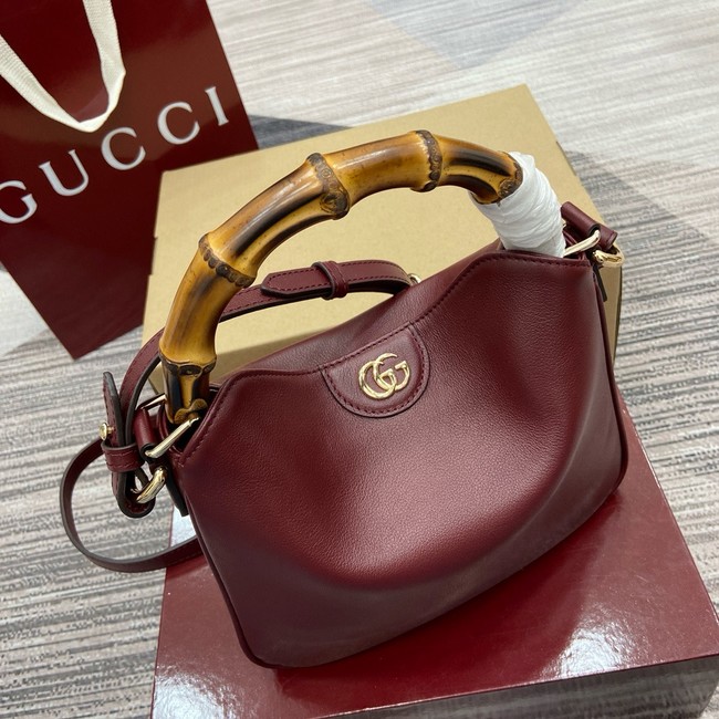 GUCCI GG MARMONT SMALL SHOULDER BAG 799865 burgundy