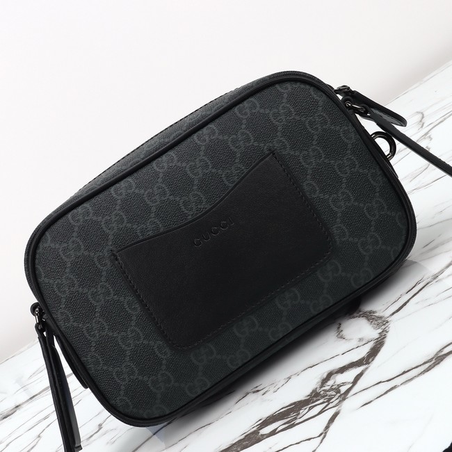 GUCCI GG CANVAS SMALL CROSSBODY BAG 821216 black
