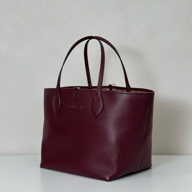 Gucci Totissima large reversible tote bag 839112 Rosso Ancora red