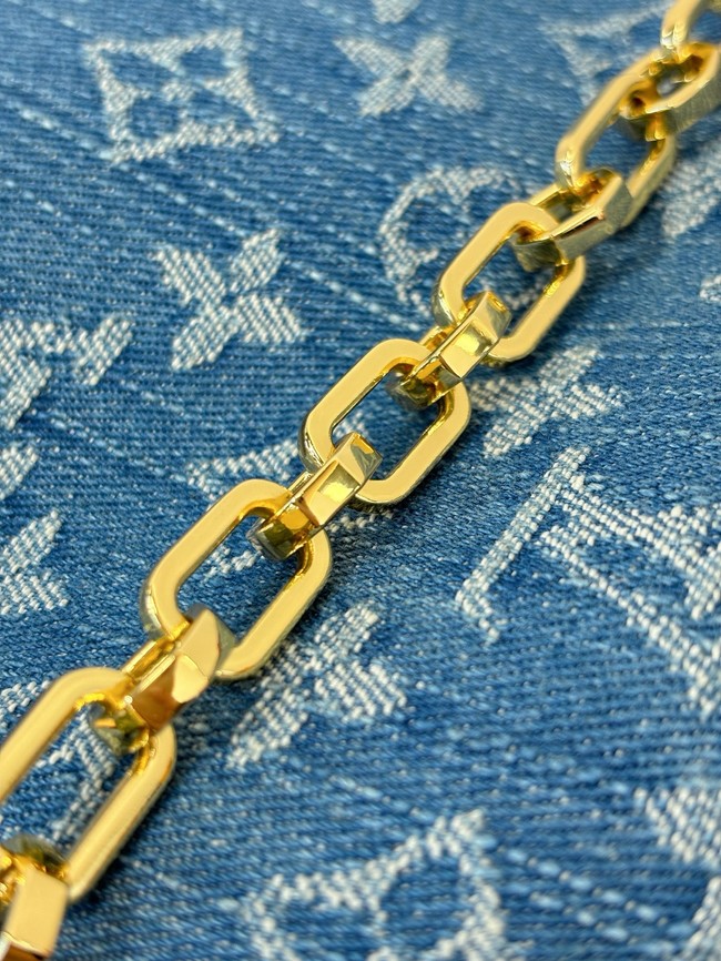 Louis Vuitton NEW Dauphine Soft GM M13319 Denim Blue