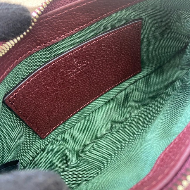 GUCCI Ophidia mini shoulder bag 838465 Rosso Ancora red