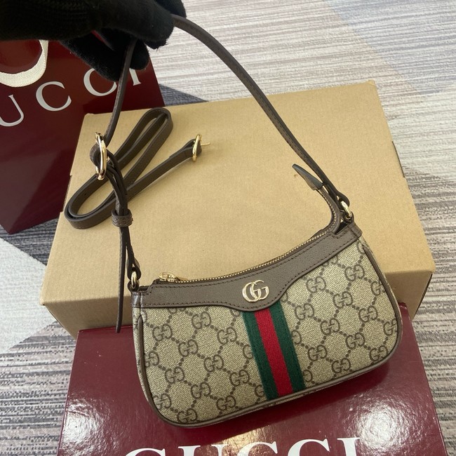 GUCCI Ophidia mini shoulder bag 838465 brown