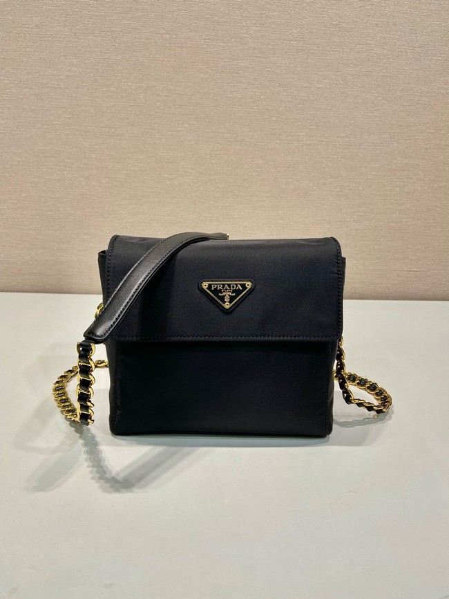 Prada Re-Edition nylon shoulder bag 1BD0648 black
