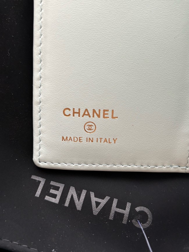Chanel Passport Holder 96066 light blue