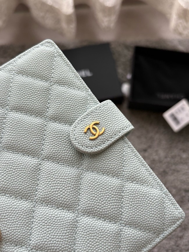 Chanel Passport Holder 96066 light blue