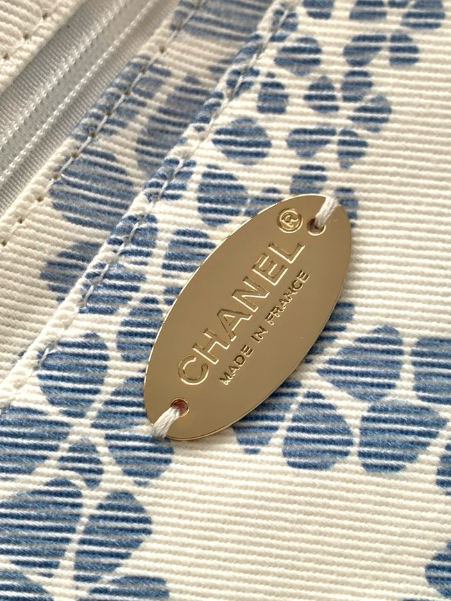 Chanel Large Hobo Bag AS5431 gray & Blue