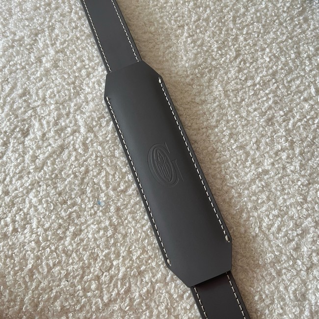 Goyard Calfskin Leather Travel Bag 55699 gray