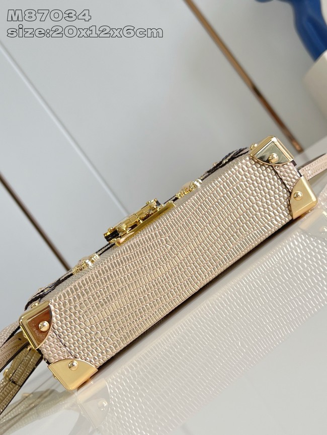 Louis Vuitton Petite Malle M85818 Cream