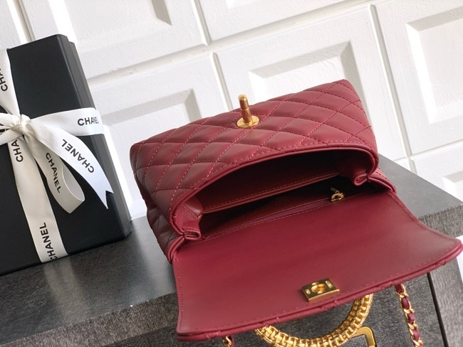 Chanel FLAP BAG WITH TOP HANDLE 92990-20