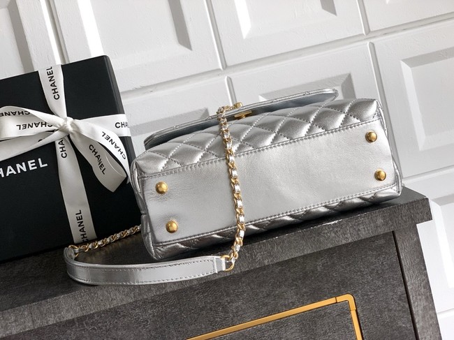 Chanel LARGE FLAP BAG WITH TOP HANDLE 92991-19