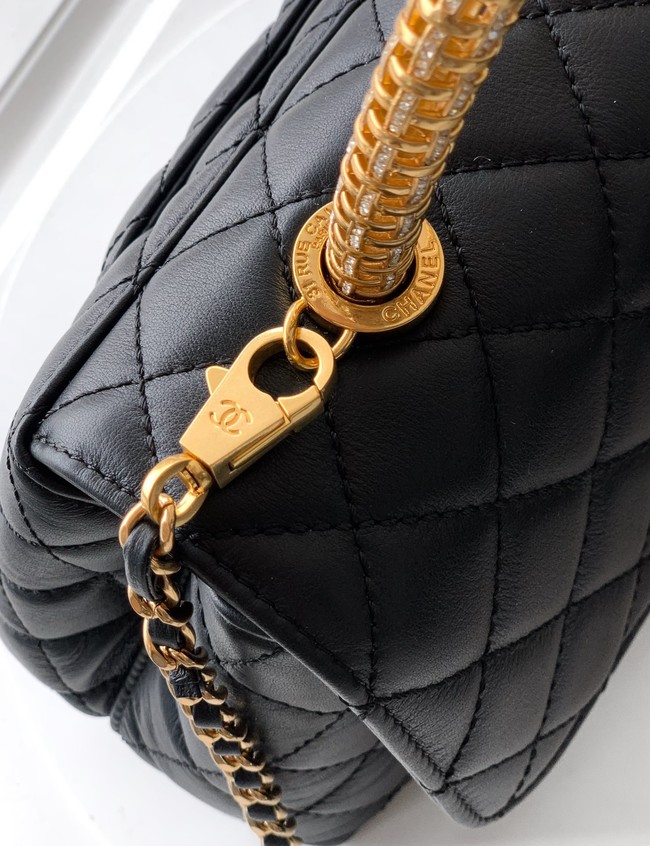 Chanel LARGE FLAP BAG WITH TOP HANDLE 92991-21