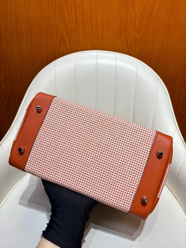 Hermes Birkin Bag togo Leather&Canvas 77886-1 