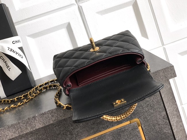 Chanel MINI FLAP BAG WITH TOP HANDLE AS2215-20