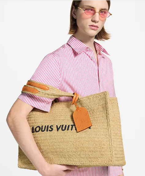 Louis Vuitton Summer Shopper Tote MM M14458 Natural Beige Louis Vuitton Summer Shopper Tote MM M14458 Natural Beige