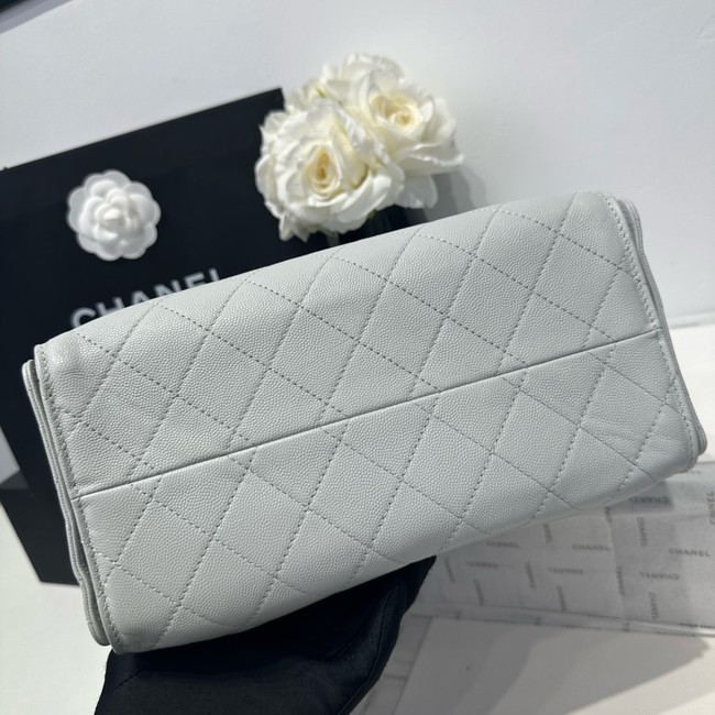 CHANEL 25 SMALL HANDBAG AS5293 light gray