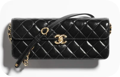 CHANEL Large Flap Bag AS5642 black