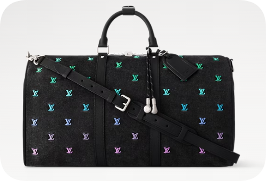 Louis Vuitton Keepall Bandouliere 50 M13966 Gradient Blue