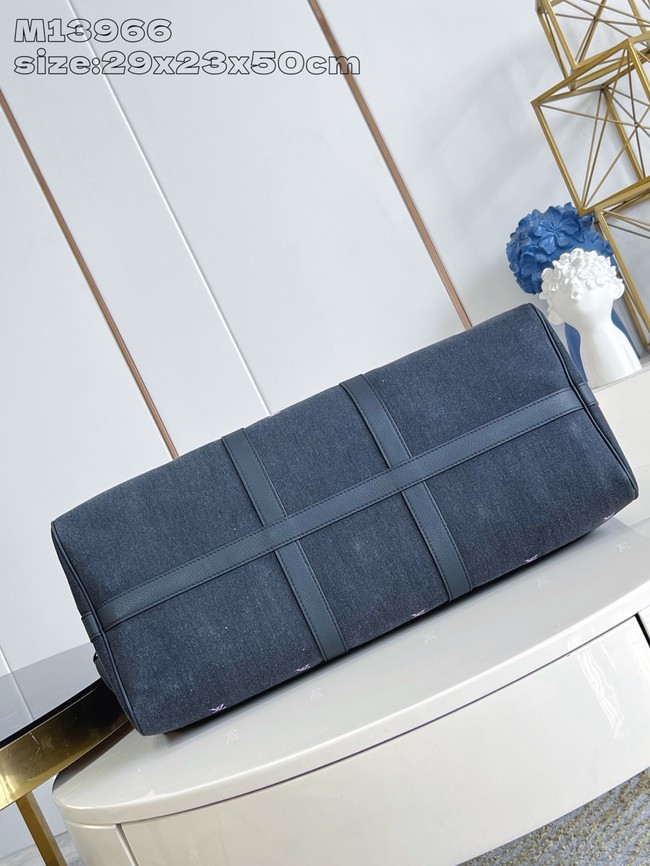 Louis Vuitton Keepall Bandouliere 50 M13966 Gradient Blue