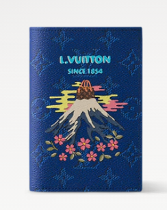 Louis Vuitton NEW Passport Cover M25967 Blue