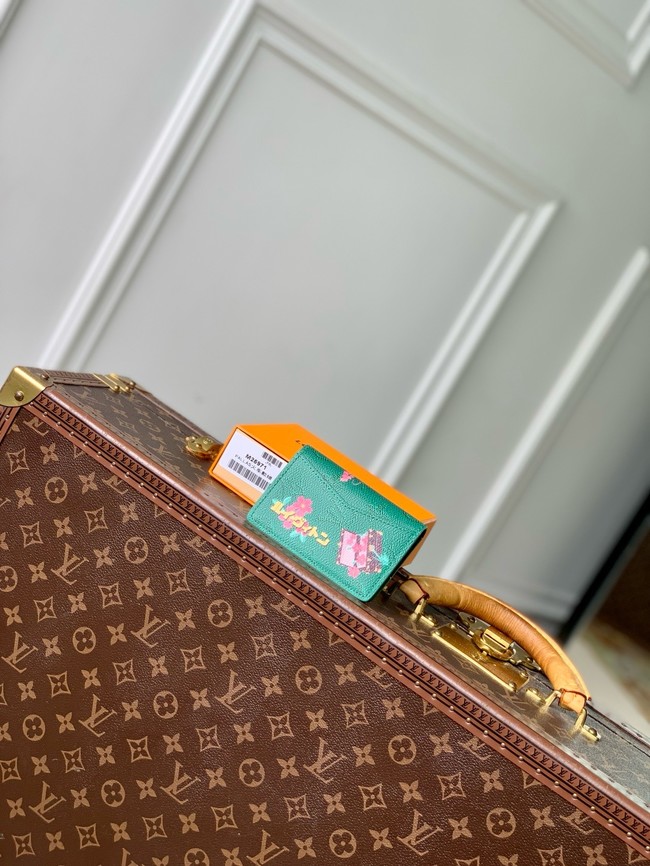 Louis Vuitton NEW Pocket Organizer M25973 Green