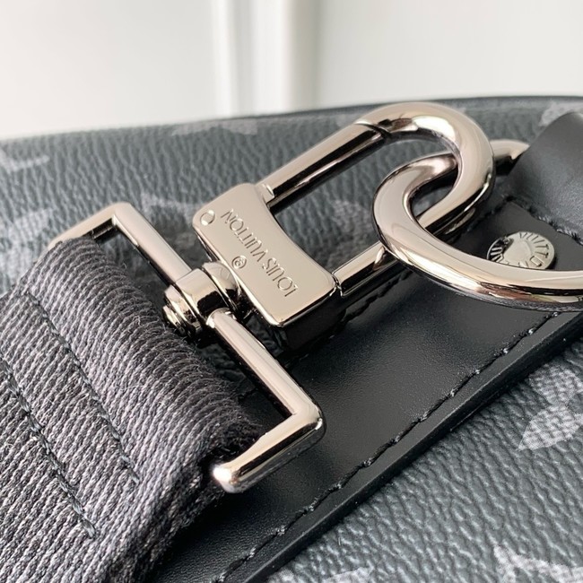 Louis Vuitton Keepall Bandouliere 55 M40605 black&green