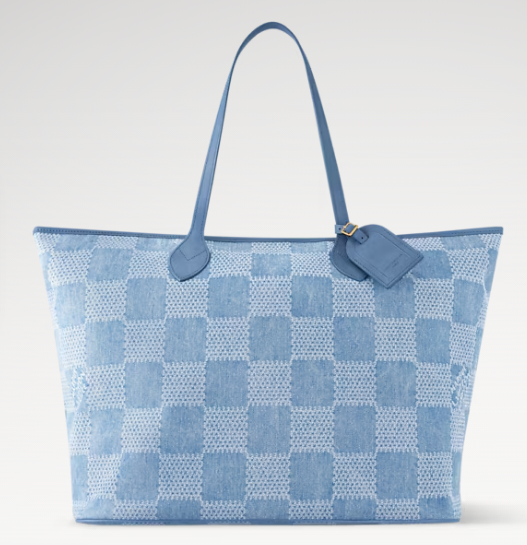 Louis Vuitton Nevereverfull N00198 blue