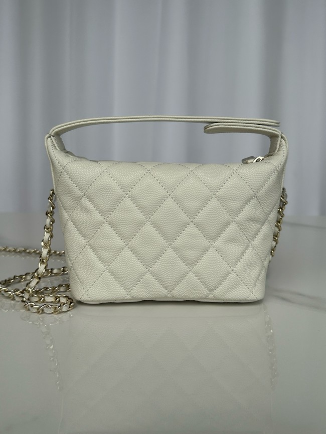 Chanel MINI Shoulder Bag Calfskin AS4386 Cream