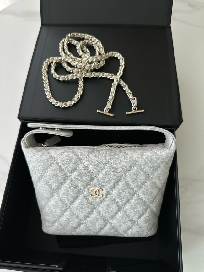 Chanel MINI Shoulder Bag Calfskin AS4386 white