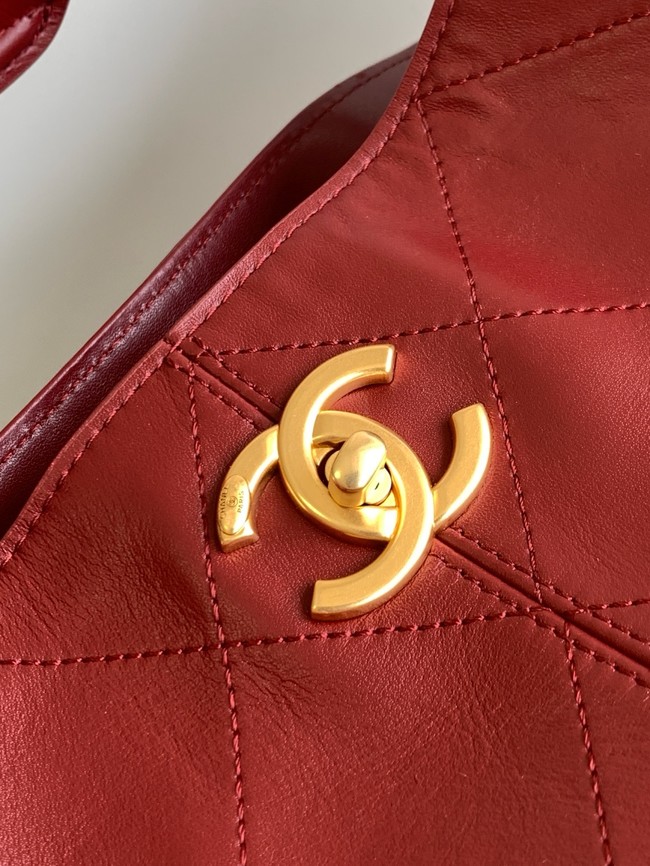 CHANEL Shopping Bag AS5434 red
