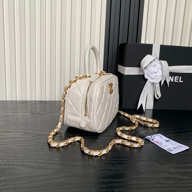 Chanel Mini Bowling Bag AS5572 white