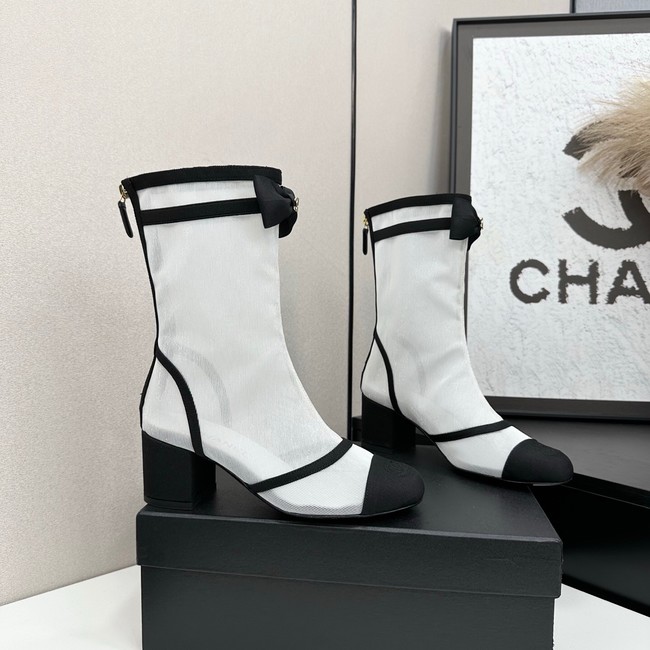 Chanel Mesh and brocade Ankle boots 45008-1