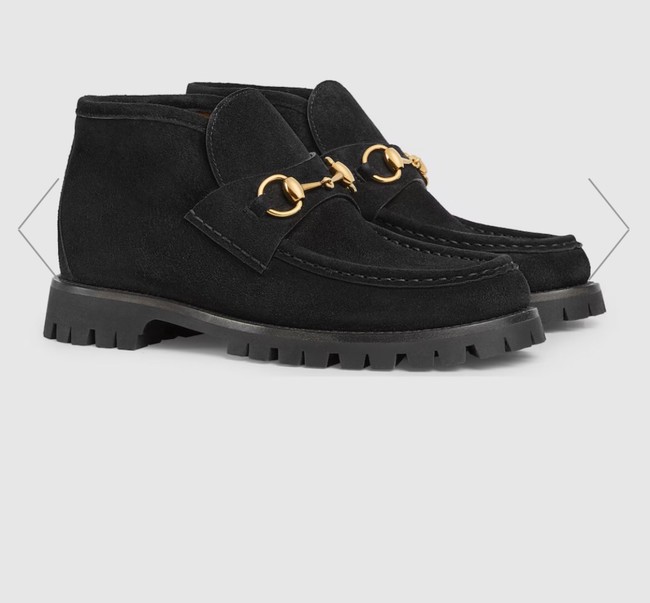 Gucci Womens Horsebit ankle boot 45020-4