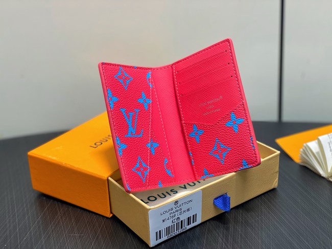 Louis Vuitton Pocket Organizer M14767 red